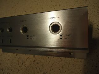 Pioneer PL - 630 Stereo Turntable Parting Out Metal Control Panel 5