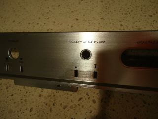 Pioneer PL - 630 Stereo Turntable Parting Out Metal Control Panel 7