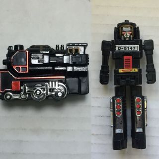 Vintage 1982 Gobots G1 Transformer Loco Mr - 05 Popy Machine Robot Train Japan