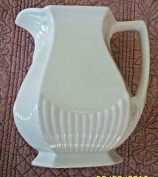 Pitcher Vintage White Real English Ironstone,  Wm Adams And Sons,  England