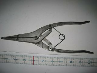 Vintage Snap On Pj10 Snap Ring Pliers Parallel Jaw Transmission Mechanic Tool