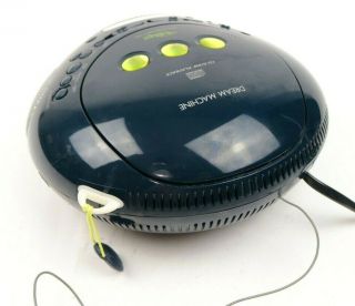 Sony ICF - CD831 Psyc Dream Machine Clock Blue FM/AM Alarm Radio CD Player Led 5