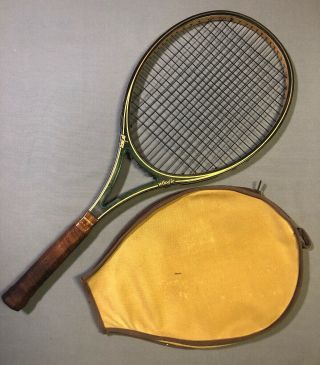 Vtg Prince Woodie Tennis Racquet 4 3/8 Sports Man Cave