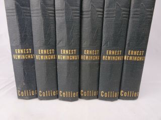 Ernest Hemingway 6 Volume P.  F.  Collier & Son York Early Edition Complete 3