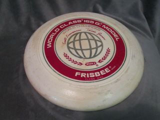 Vintage Wham - O 165g Frisbee Flying Disc - Scott Zimmerman Teresa Gaman
