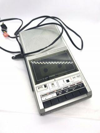 Vintage Ge/general Electric Cassette Tape Recorder Model 3 - 5157a