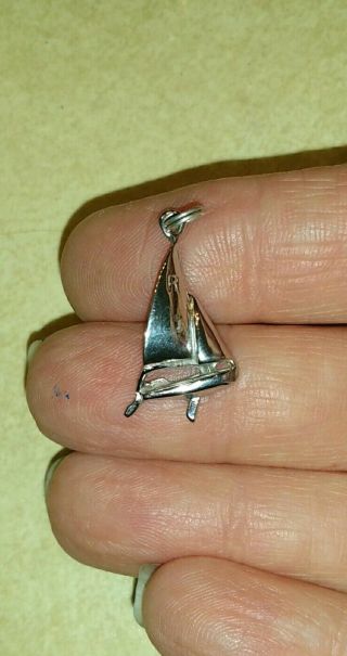 Vintage Sailboat His Lordship Product Hlp Nautical Sterling Charm