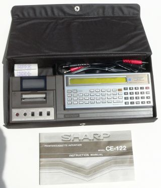 Sharp Pc - 1211 Pocket Computer With Interface And Case