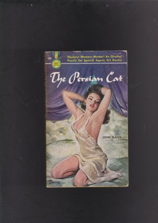 Vintage Crime Thriller.  Gold Medal 103.  The Persian Cat.  Ist Ed.  Pbo.  Gga