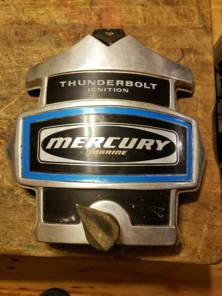 Vintage Outboard Mercury 85 Hp 850 Thunderbolt Ignition Front Cover Cowling