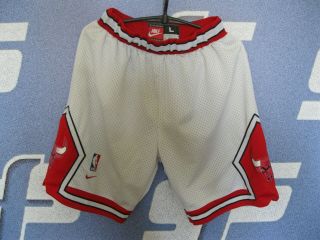 Vintage Chicago Bulls Shorts Nba Nike Size L Basketball Jordan Pippen Era Large