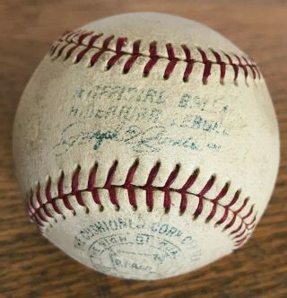 Vintage Reach Official American League Baseball Joseph Cronin President