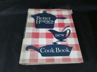 Vtg 1953 Better Homes And Gardens Cook Book Ring Bound Hardbound