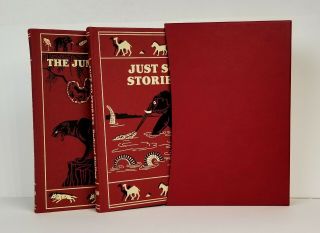 Folio Society Just So Stories And The Jungle Book Set Of 2 Rudyard Kipling