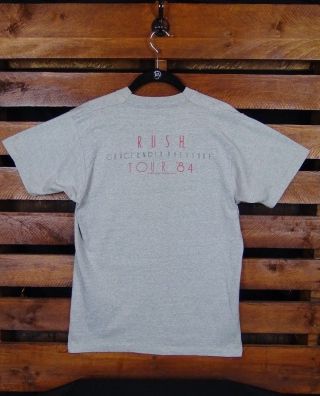 Vintage 1986 Rush Grace Under Pressure Concert Tour Shirt Made in U.  S.  A. 3