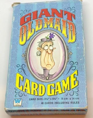 Vintage 1978 Whitman Old Maid Card Game Complete W/ Box