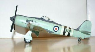 35 - 1046 Vintage 1/48 Scale Hawker Sea Fury Plastic Model Built