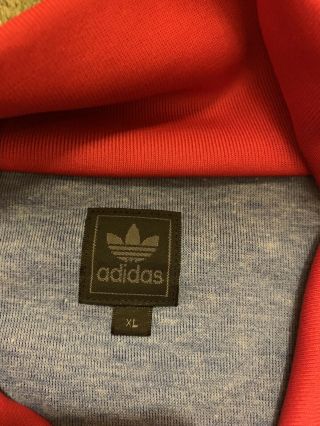 Vintage Adidas Originals France Shirt Track Jacket Size XL World Cup 2
