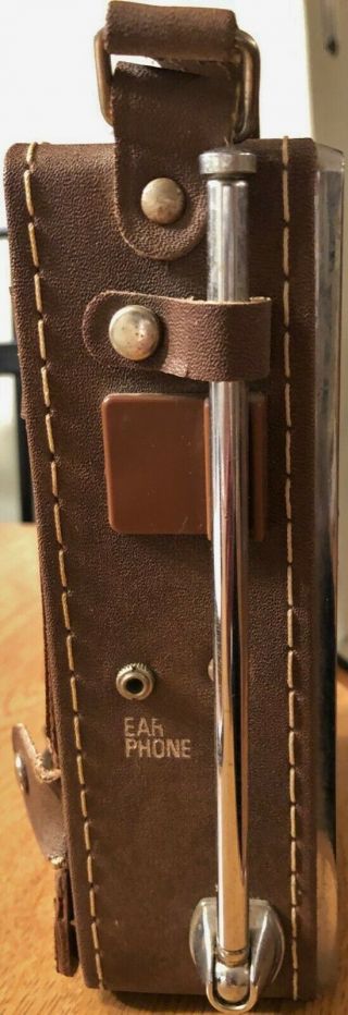 Vintage General Electric 7 - 2877H Two - Way Power AC Battery Portable AM/FM Radio 3