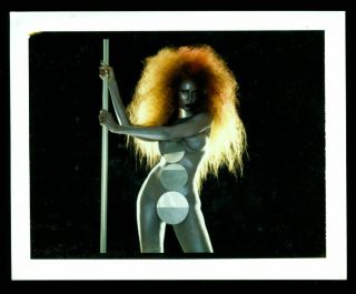 Vintage Supermodel Iman Polaroid Photo 1990s By Dah Len David Bowie Wife (nudes)