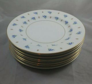 Vintage 10 - 1/2 " Noritake Fine China Remembrance Dinner Plate Set Of 8