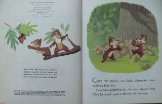 3 Vintage Little Golden Books DISNEY ' S BAMBI,  DUMBO,  CHIP ' n ' DALE AT THE ZOO 4