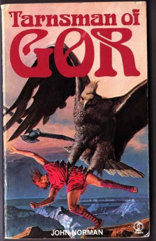 1977 British Paperback Tarnsman Of Gor By John Norman - Tandem Books