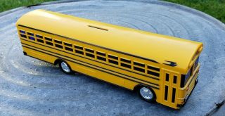 Vintage Blue Bird Yellow School Bus Bank 330 Plastic