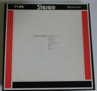 Vintage Reel To Reel Tape Of James Taylor 