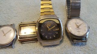 jibLot of 7 watches seiko,  timex (vintaged) 2