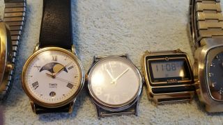 jibLot of 7 watches seiko,  timex (vintaged) 3