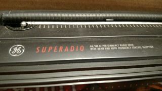 GE SUPERADIO 7 - 2887A LONG RANGE AM FM RADIO HIGH PERFORMANCE A, 2