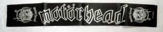 MOTORHEAD ' Warpig ' Vintage Concert Scarf Lemmy Metal 2