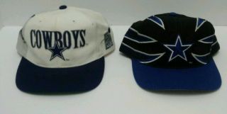 Vintage Nfl Dallas Cowboys Hat Snapback Drew Pearson Pro Line Bundled