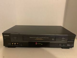 Toshiba W - 627 Vhs Vcr Hi - Fi Stereo Video Cassette Player Recorder