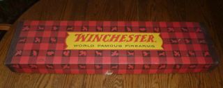 Vintage 1974 Winchester World Famous Firearms Rifle Empty Box 31.  5 