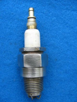 Vintage ½” pipe NATIONAL GIANT spark plug,  4” long 2