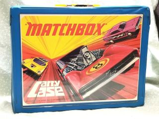 Vintage Matchbox Carry Case 1971 Lesney With All 4 Trays K2