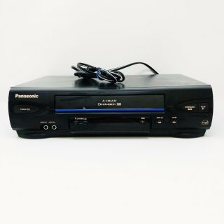 Panasonic Omnivision Pv - V4022 4 - Head Recorder Vhs Player Vcr - No Remote