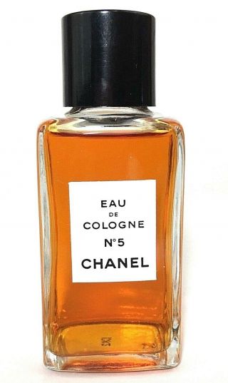 Vintage Chanel No.  5 Eau De Cologne Splash 2 Oz.  Women 