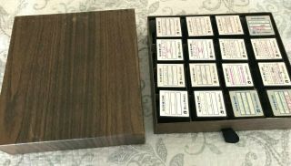 Vintage Bell & Howell 16 Slide Cube Cartridge Library [holds 640 Slides]