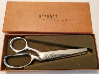 Gingher Pinking Shears G - 7p Stainless 7 1/2 " - Vintage Piece