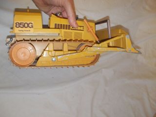 Case 850G 850 G Blade Vintage Crawler Bulldozer w/ winch toy 1/16 8