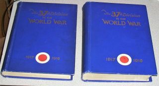 Ohio National Guard Wwi World War I Complete 2 Vol Set 1st Ed 1926 1929 Oh