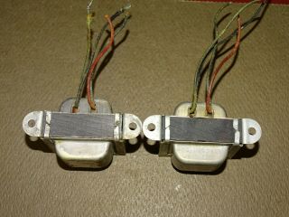 Pair,  Western Electric KB - 149686 Output Transformers,  for Tube 100F Amplifier 4