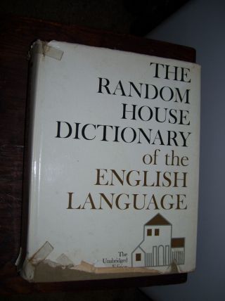 Huge 1966 The Random House Dictionary of The English Language Unabridge Edition 2