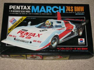 Vintage Nitto 1/24 Pentax March - Bmw 74s Can - Am Style Racer Motorized
