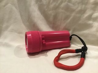 Vintage Hot Pink Usa Ikelite Pink Diving Scuba Diver’s Flashlight Torch