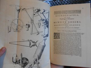 Robert Hooke,  Micrographia: Physiological Descriptions of Minute Bodies Made by 6