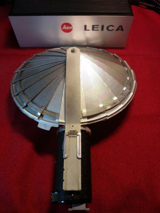 Leica E.  Leitz Wetzlar Germany Fan Flash Reflector Vintage 3